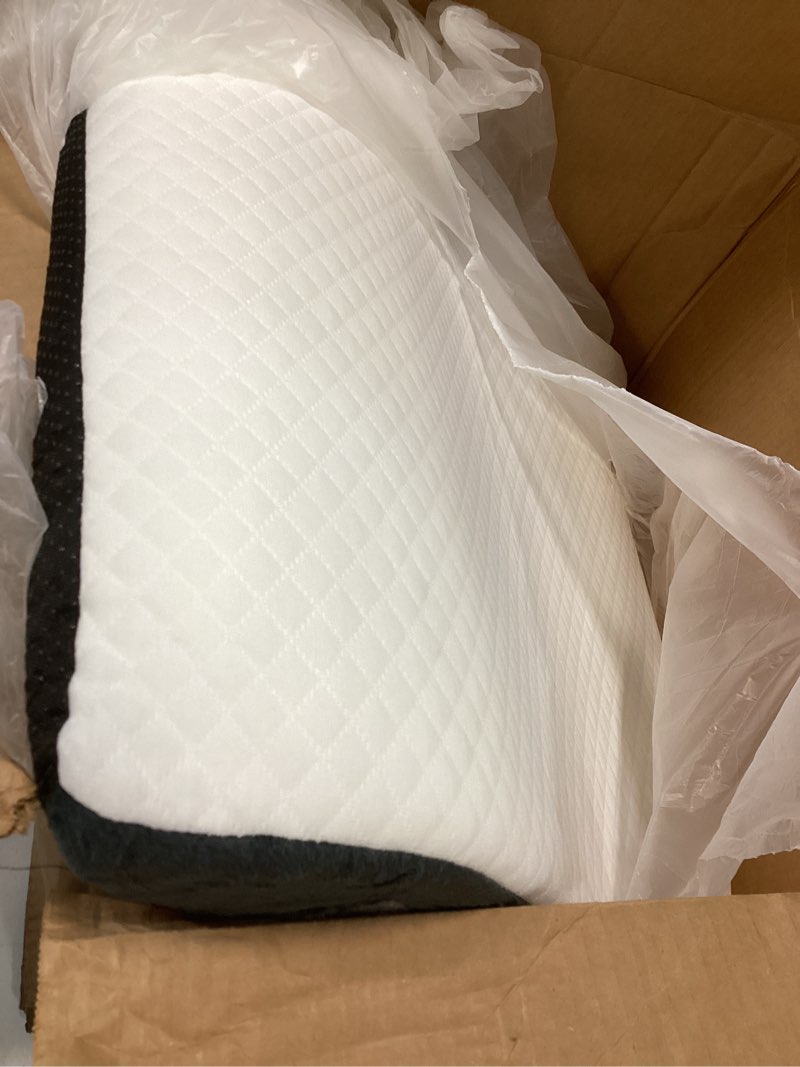 Condition photo showing Good Condition for 3pcs qirroboni orthopedic bed wedge pillow set, adjustable pillows for neck, back and leg pain relief comfortable & post surgery foam - heartburn, anti snoring, acid reflux gerd sleeping charcoal grey