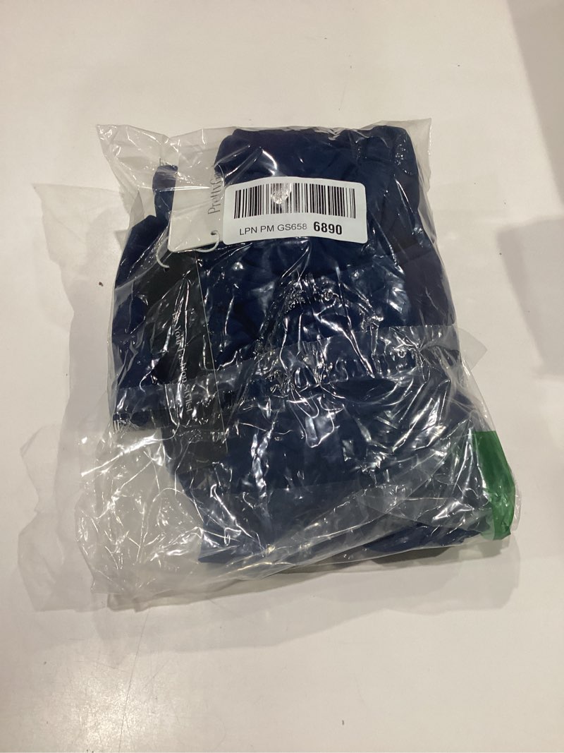 Condition photo showing New/Like New for prettygarden womens 2026 summer off the shoulder dress ruched bodycon sleeveless split cocktail party maxi dresses navy medium