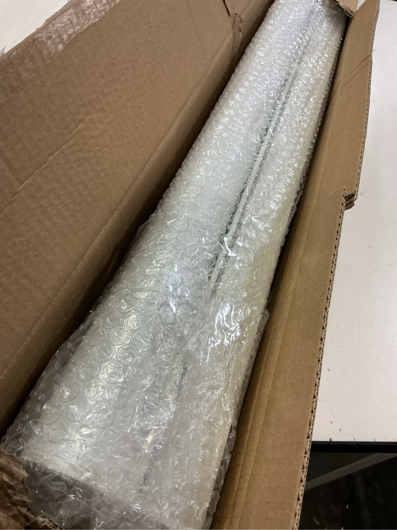 Condition photo showing Good Condition for hestia no drill cordless blackout roller shades screwless waterproof shower window blinds, auto-retraction easy install blind for bathroom/kitchen/office/exterior, white, 56.5" w x 54" h 56.5"w x 54"h signal white