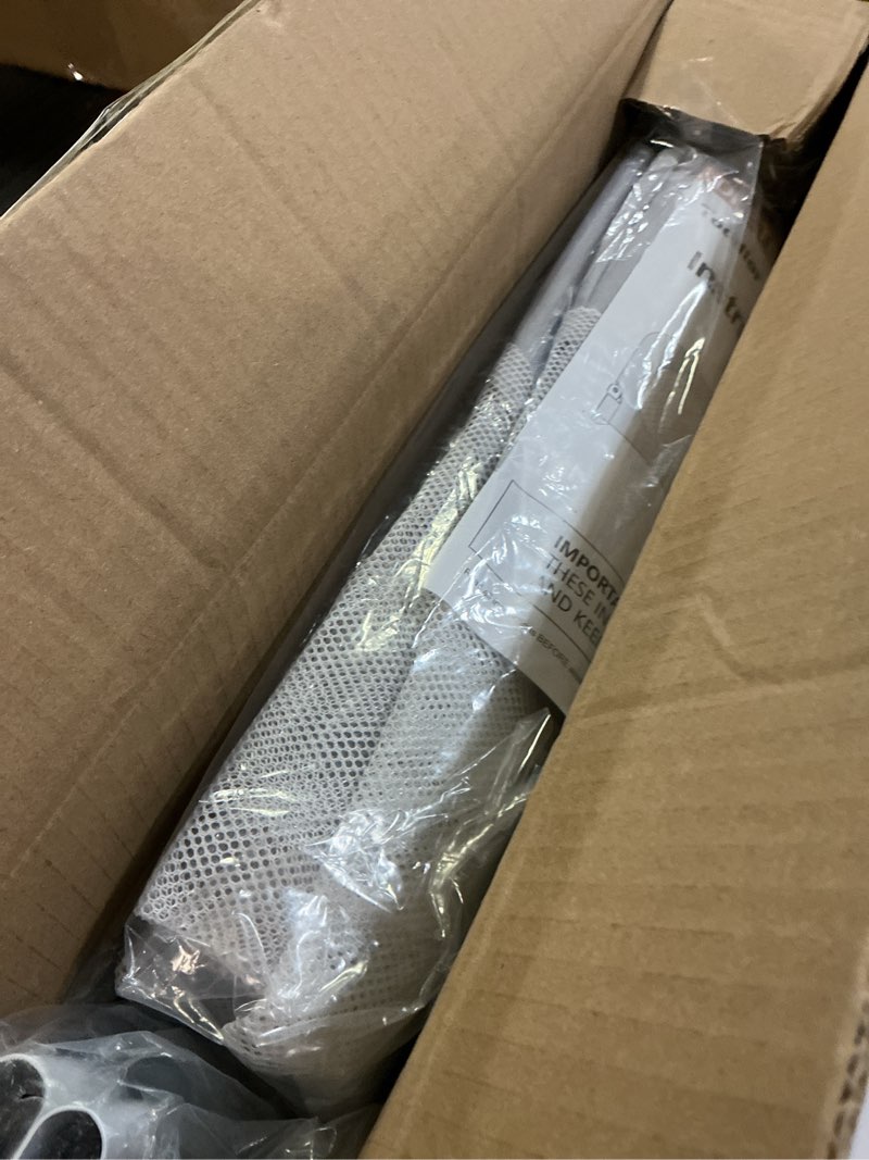 Condition photo showing Good Condition for Bed Guard Rail for Toddlers - 32" Adjustable Heights & Folding up Portable Bed Railing for Baby - Toddler Bed Rails Guard for Crib, Twin, Bunk,Full Size, Queen & King Bed(Grey) Grey 32 inches