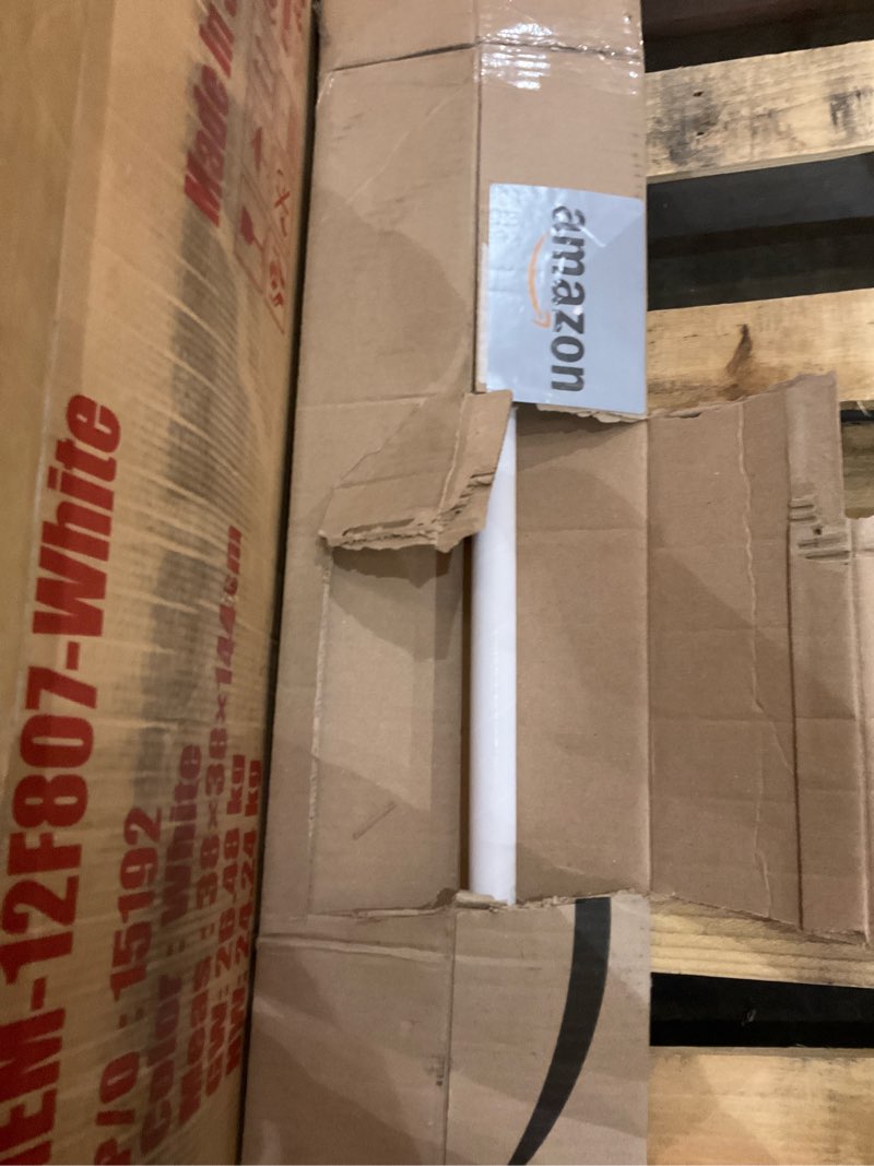 Condition photo showing As Is for 12 Inch Ceiling Fan Downrod, 1" Diameter Matte Black Ceiling Fan Extension Rod (No Threads),Universal Down Rods for Ceiling Fans,Easy Installation 12 Inch Black