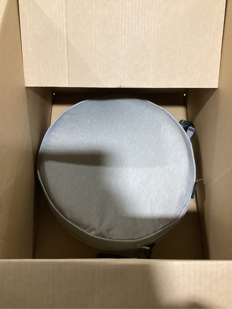 Condition photo showing Good Condition for classic accessories montlake water-resistant 15 dia x 2 inch patio dining seat cushion, heather grey