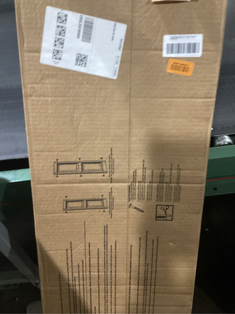 Ekena Millwork Lifetime Vinyl LL1S14X06400WN Standard Cathedral Top Center Mullion, Open Louver Viny