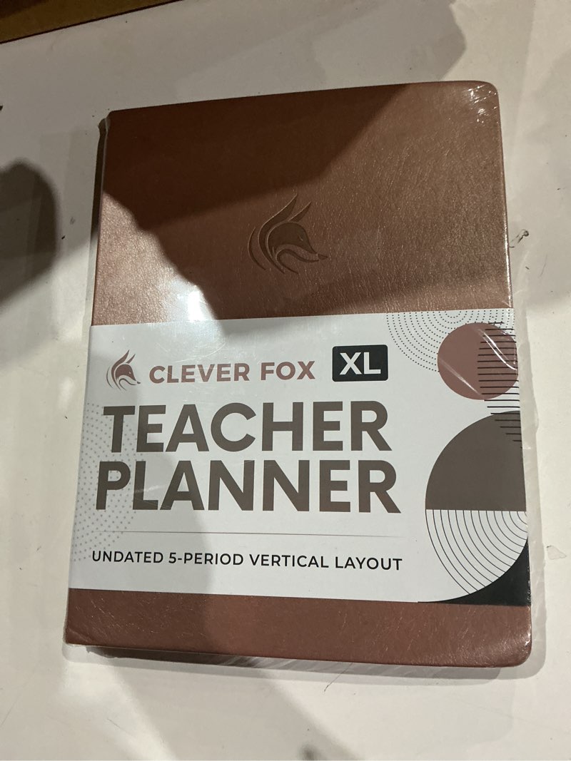 Condition photo showing Good Condition for clever fox teacher planner – school year planner with calendars & lesson plans – book for classroom 