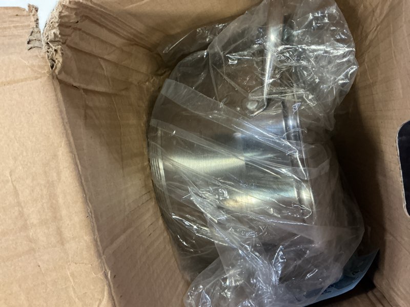 Condition photo showing Good Condition for kirecoo stainless steel stock pot - 5 quart heavy duty induction cooking pot with visible lid for pasta, soup, spaghetti, nonstick thick bottom big stockpot, deep cookware for canning, boiling, simmer