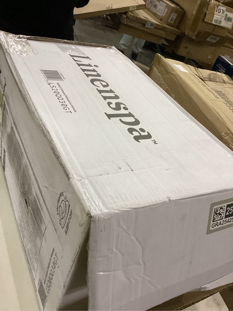 Condition photo showing New/Like New for LINENSPA Memory Foam Mattress Topper - 2 Inch Gel Infused Memory Foam - Plush Feel - Cooling and Pressure Relieving - CertiPUR Certified - Dorm Room Essentials - Queen Size Queen 2 Inch Topper Only