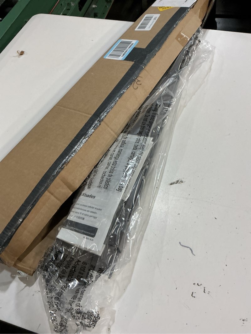 Condition photo showing Good Condition for LazBlinds Cordless Cellular Shades, No Tools No Drill Blackout Honeycomb Shades Pleated Blinds for Windows, 34 1/2" W x 64" H, Dark Coffee Blackout-dark Coffee 34 1/2'' W x 64'' H