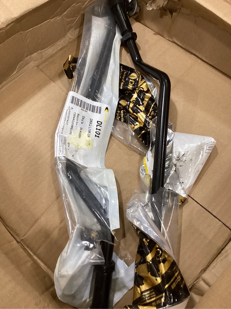 Condition photo showing Good Condition for caltric left and right drag link compatible with john deere d140 d150 d155 d160 d170