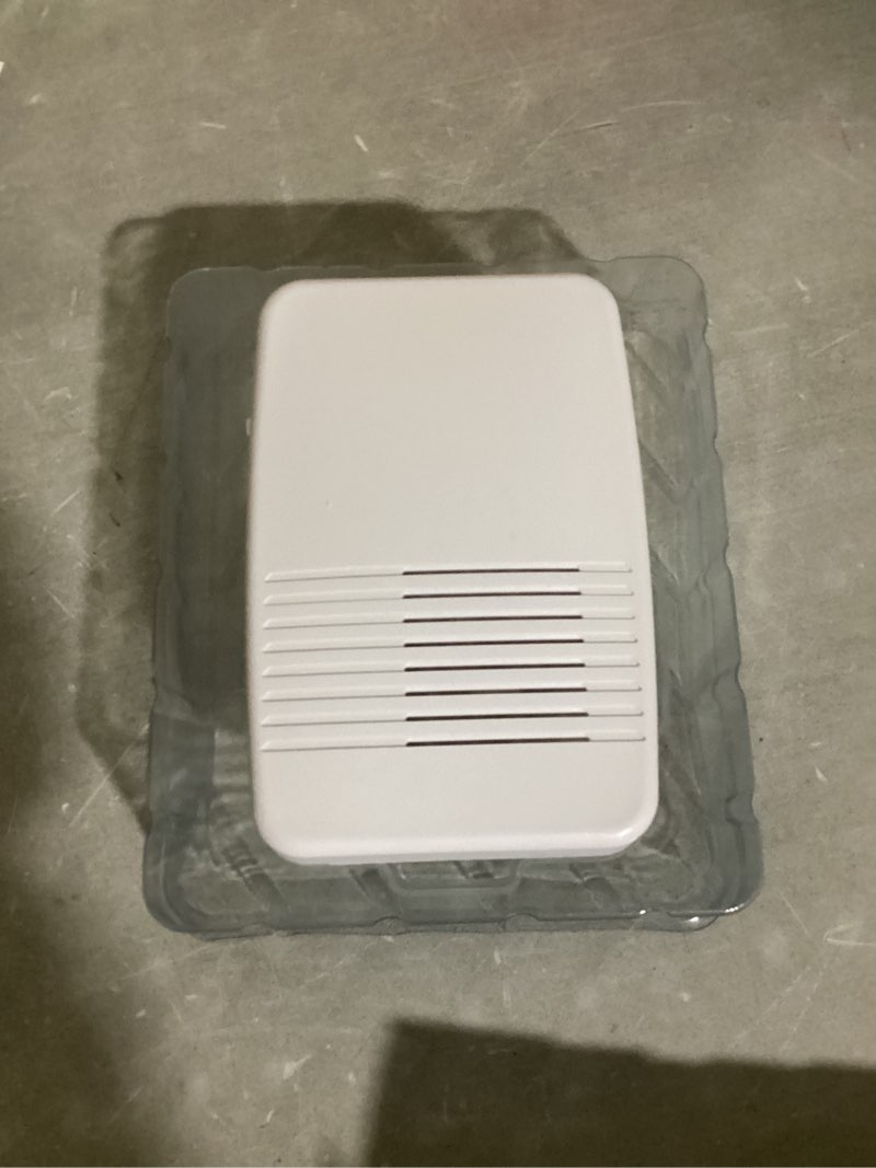 Condition photo showing As Is for utilitech white wireless doorbell doorbell kit