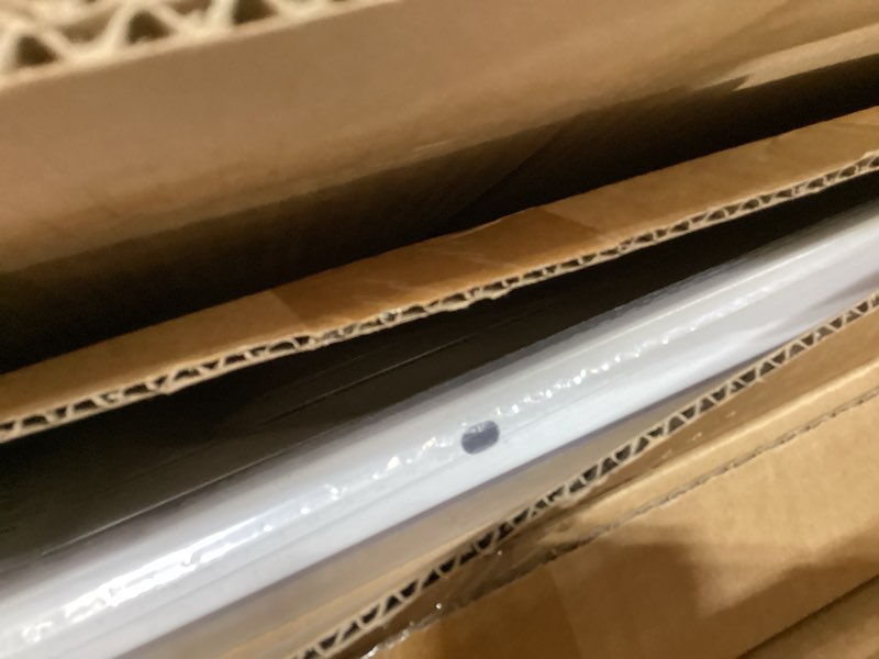 Condition photo showing Good Condition for allaibb extra wide baby gate pressure mount with auto-close, white metal safety gate for stairs & doorways - child proof, pet barrier for hallways, kitchen, living room for 66.93-71.65 inch white 66.93-71.65 inch/170-182cm
