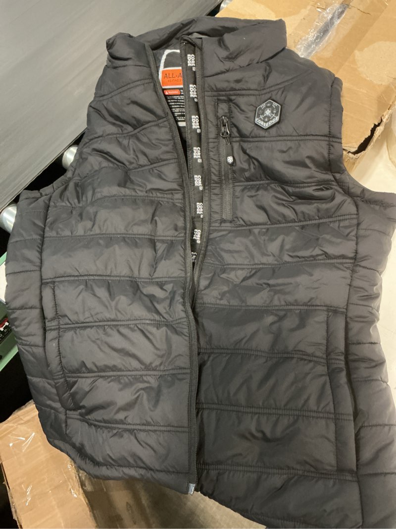 Condition photo showing Good Condition for Women's Heated Vest with Battery Pack | Lightweight Puffer Vest with 3-Temp Settings Machine Washable Black Small