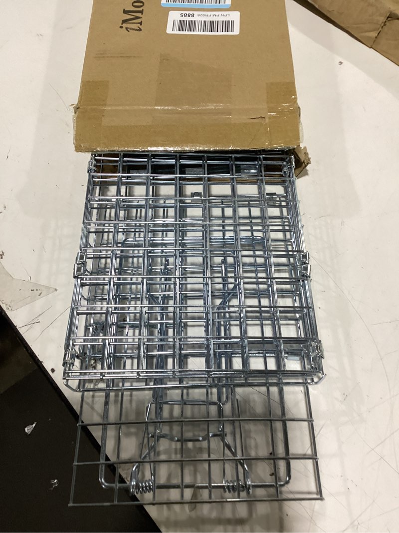 Condition photo showing New/Like New for kocaso live animal trap humane cage trap catch kitten for small raccoon groundhog armadillo cat rabbit skunk possum/easy catch and release(23.3x7.2x7.7inches)