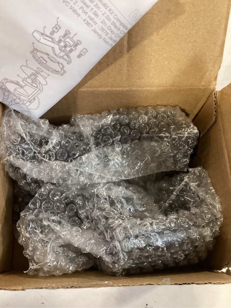 Condition photo showing As Is for 2-port/3-port pool valve retrofit kit, compatible with jandy 2-hole/3-hole 4715, 4716, 4717 valves and valves with diverter valve 4720, cover 4606, and handle 7433 (1 pack) rebuild kit pack 1