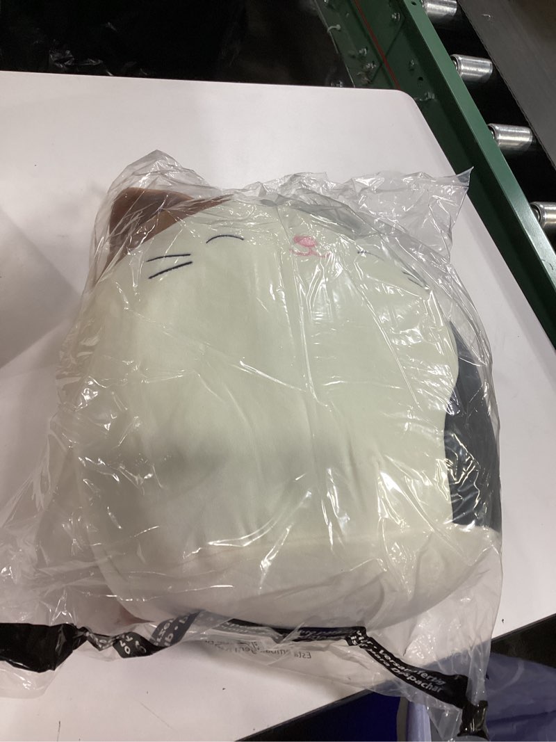 Condition photo showing New/Like New for Squishmallows Original 14-Inch Cam Calico Cat - Large Ultrasoft Official Jazwares Plush Brown and Black Calico Cat