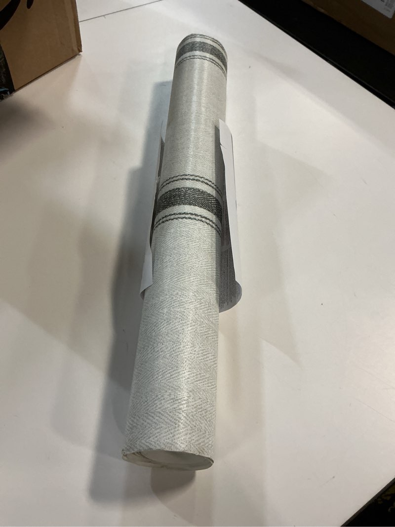 Condition photo showing Good Condition for NuWallpaper Charcoal Langston Peel & Stick Wallpaper, NUS4398