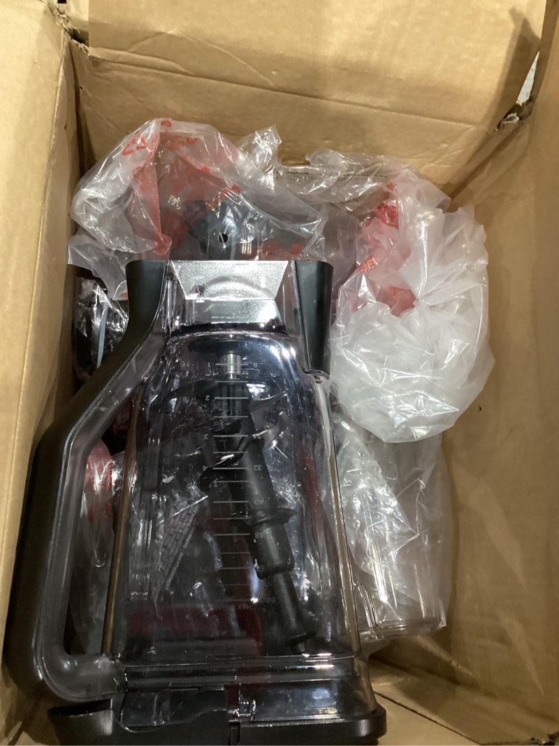 Condition photo showing As Is for ninja kitchen system | 8-cup food processor bowl & 72 oz. blender all-in-one | with (2) 16 oz. to-go cups | for smoothies, ice crushing, dough & more | 1500 watt | black | bl770 pitcher + bowl + (2) 16-oz. cups