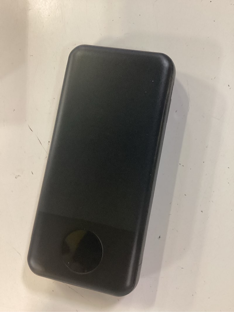 Condition photo showing Good Condition for anker power bank, 20,000mah travel essential portable charger with built-in usb-c cable, 3-port 87w max fast charging battery pack, for macbook, iphone 16/15 series, samsung, switch, and more black