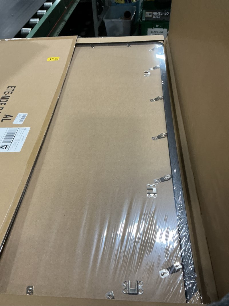 Condition photo showing Good Condition for Engineered Wood 27x40 Frame, Black Picture Frame for 27 x 40 Inch Poster Puzzle Photo, Light Weight 27 by 40 Poster Frame with Wood-grain for Wall - 1 Pack/Black/27 x40 1 27x40