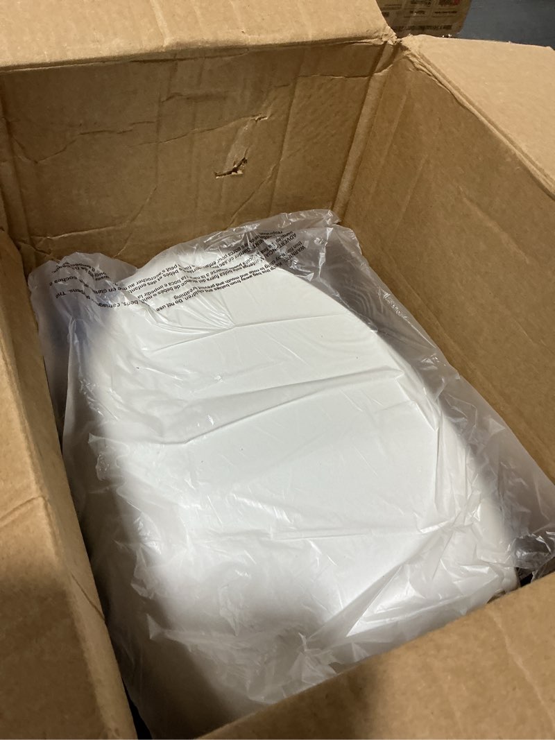 Condition photo showing As Is for mayfair cassel bidet bundle, slow-close never loosen toilet seat with perfect fit, fresh water spray, non-electric, easy to install bidet, elongated, white elongated bidet & seat bundle
