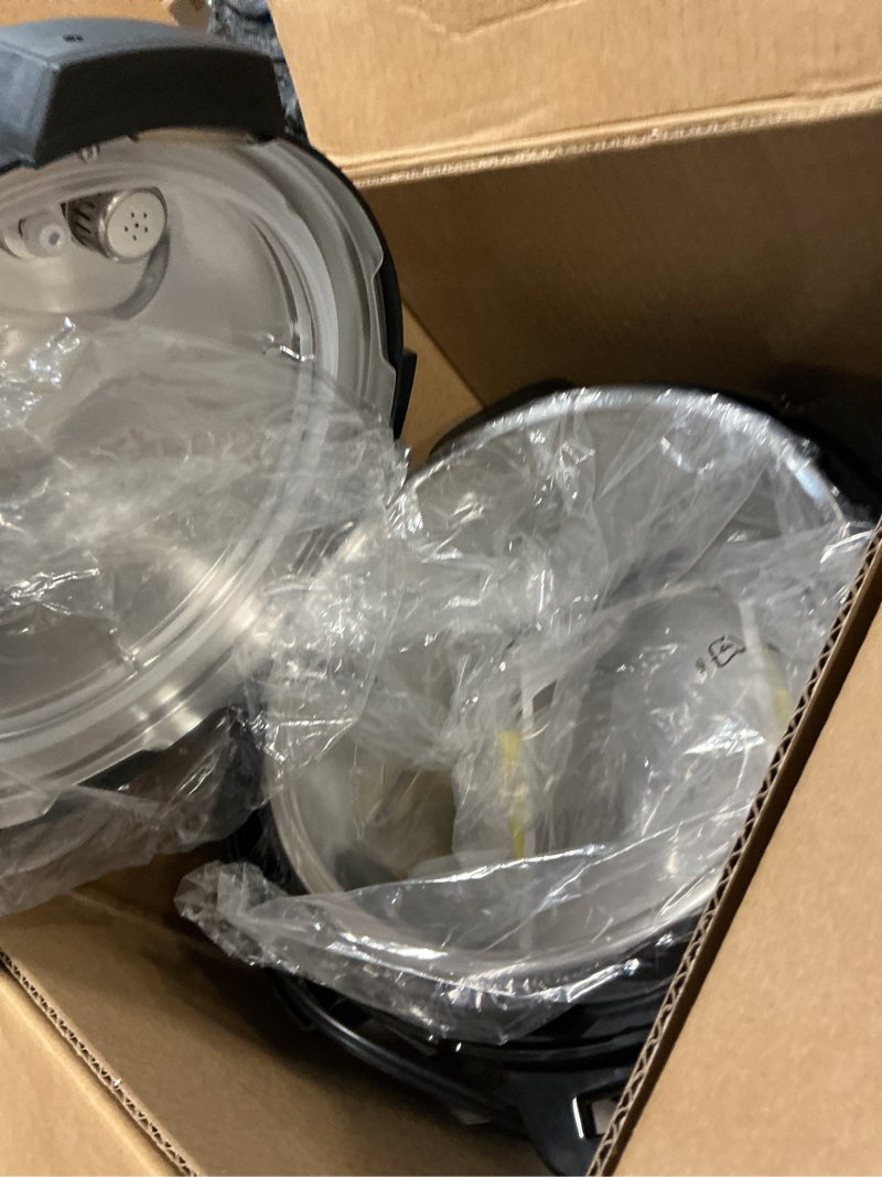 Condition photo showing Good Condition for Instant Pot 6QT RIO 7-in-1 Multi-Cooker, Pressure Cooker, Slow cook, Sauté, Steam, Rice Maker, Yogurt, & Warmer, Black, 6 Quarts