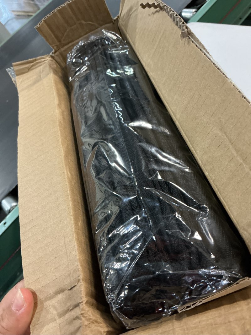 Condition photo showing New/Like New for car seat extender for dogs, backseat & frontseat extender for large dog up to 180 lbs, foldable seat gap filler for most cars with detachable lid black-m-19 x 11x 13.3 in-(up to 180lbs)