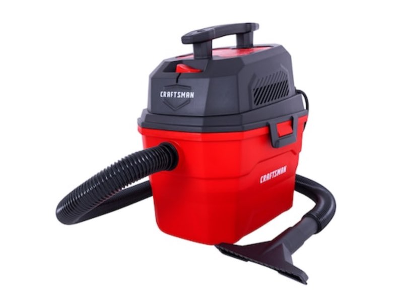 craftsman 3-gallon 3 hp corded wet/dry shop vacuum with accessories included