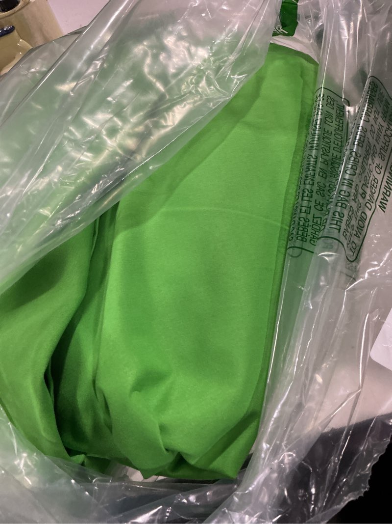 Condition photo showing Good Condition for cpliris green screen backdrop for photography, chromakey greenscreen background with matt surface for live streaming video conference zoom meeting interviews or video prodction - 10x12ft 10x7ft green