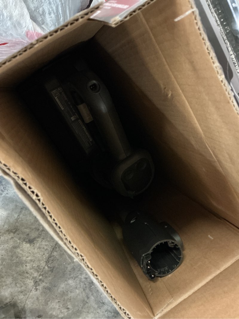 Condition photo showing As Is for excelerate bagless cordless washable filter stick vacuum for multi-surfaces in black