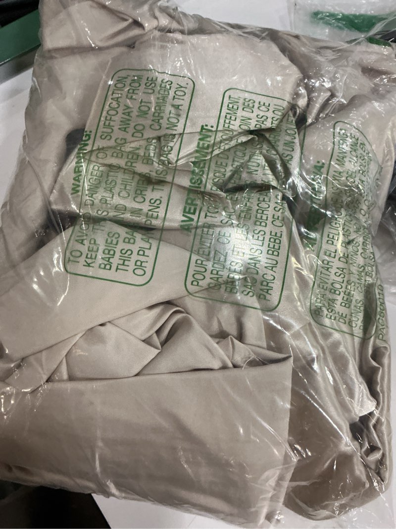 Condition photo showing New/Like New for sleep sanctuary satin sheets king size – 4 piece luxury silky bed set, softer than silk, 15" deep po