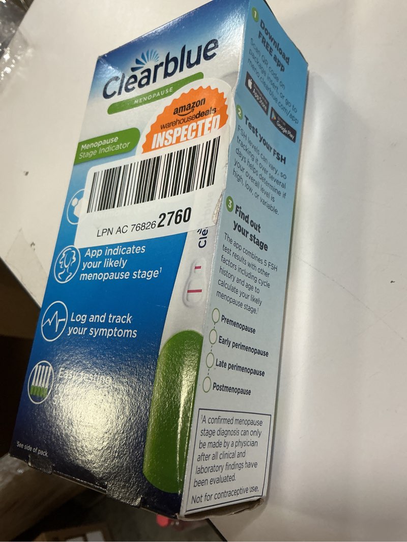 Condition photo showing New/Like New for Clearblue Menopause Stage Indicator, 5 Ct