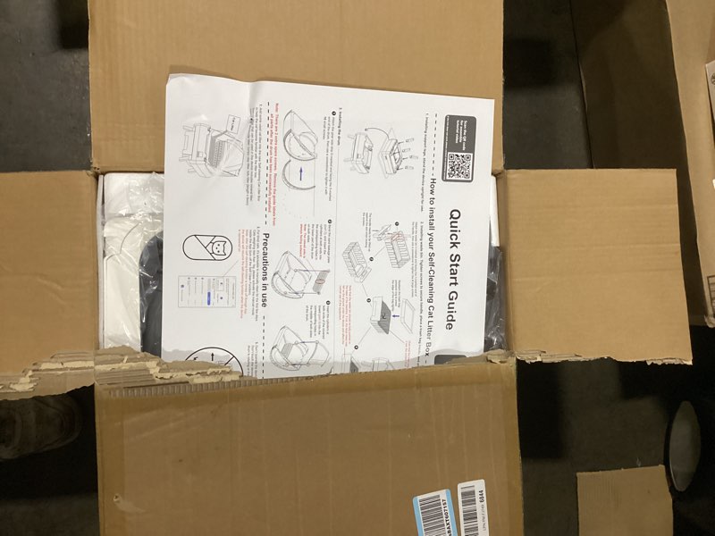 Condition photo showing Good Condition for Automatic Cat Litter Box Self Cleaning - App Control, Open-Design, Smart Health Monitor, Suitable for Medium Cats and Kittens, Anti-Pinch Safety, Quiet Operation, A Trusted Companion for Life - White