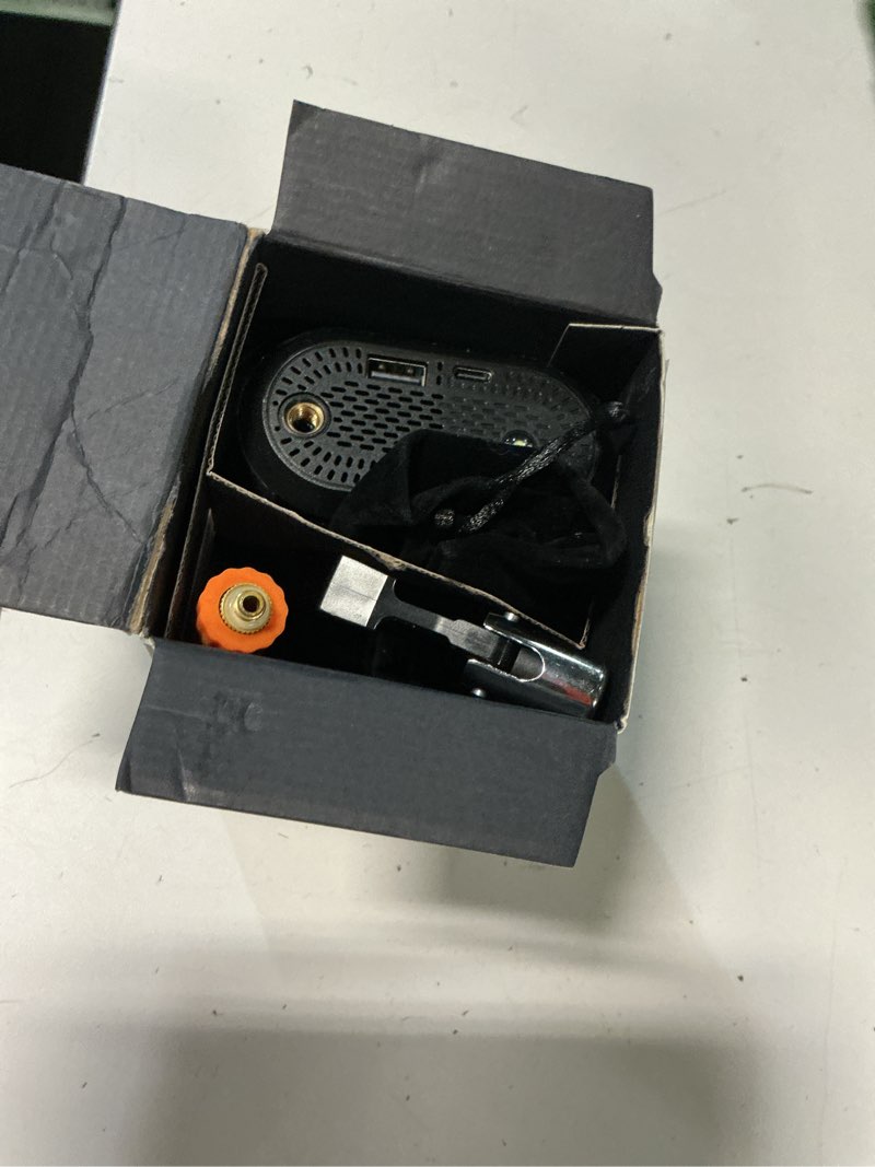 Condition photo showing Good Condition for Tire Inflator Portable Air Compressor-150PSI Tire Air Pump, 5X Faster with Digital Gauge, Auto-Off & LED Light, Air Pump for Car Tires, Motorcycle, Bike, Balls & More, Stocking Stuffers Gifts for Men black