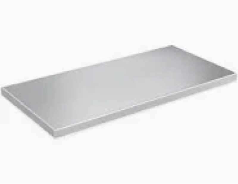 Chingoo Stainless Steel Undershelf for 24x48 Inch Commercial Work Prep Table - Bottom Shelf Add-On E