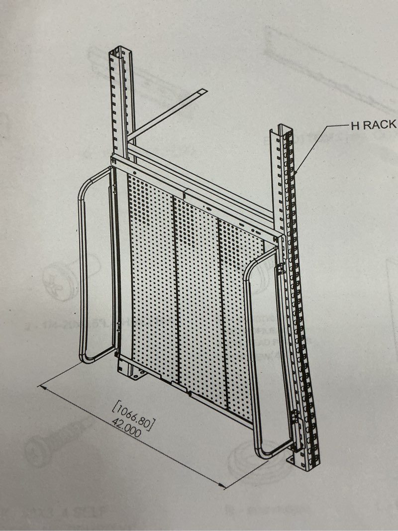 Condition photo showing As Is for (pick up 3 box ) thd007 side cap kit 36 x 48 bay