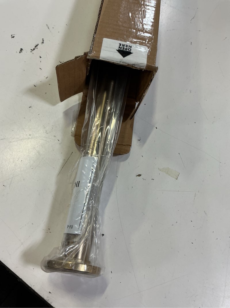 Condition photo showing Good Condition for ivilon tension curtain rod - spring tension rod for windows or shower, 54 to 90 inch. warm gold 54" to 90" warm gold