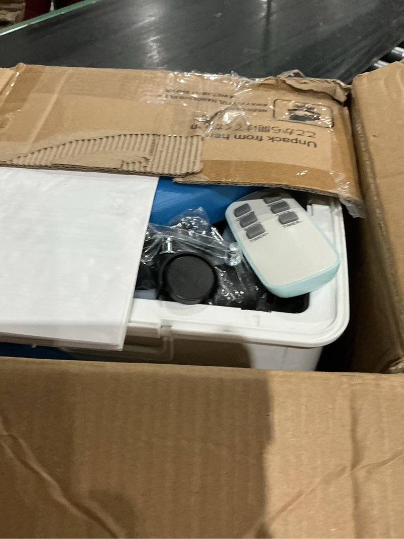 Condition photo showing As Is for portable air conditioners, [10l larger reservoir] fast cooling quiet evaporative air cooler, 4-in-1 portable ac unit w/remote, 3 speed swamp cooler, windowless air conditioner fan for room office white