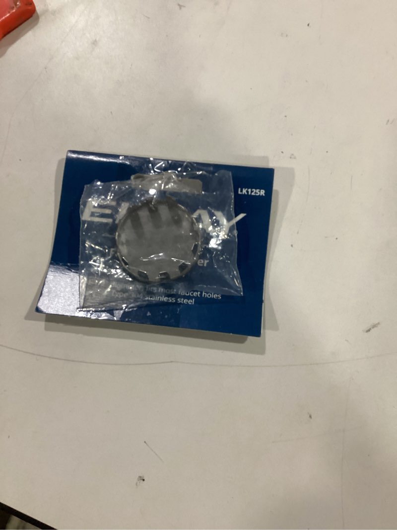 Condition photo showing As Is for Elkay 1-5/8-in Stainless steel Faucet Hole Cover for Faucet