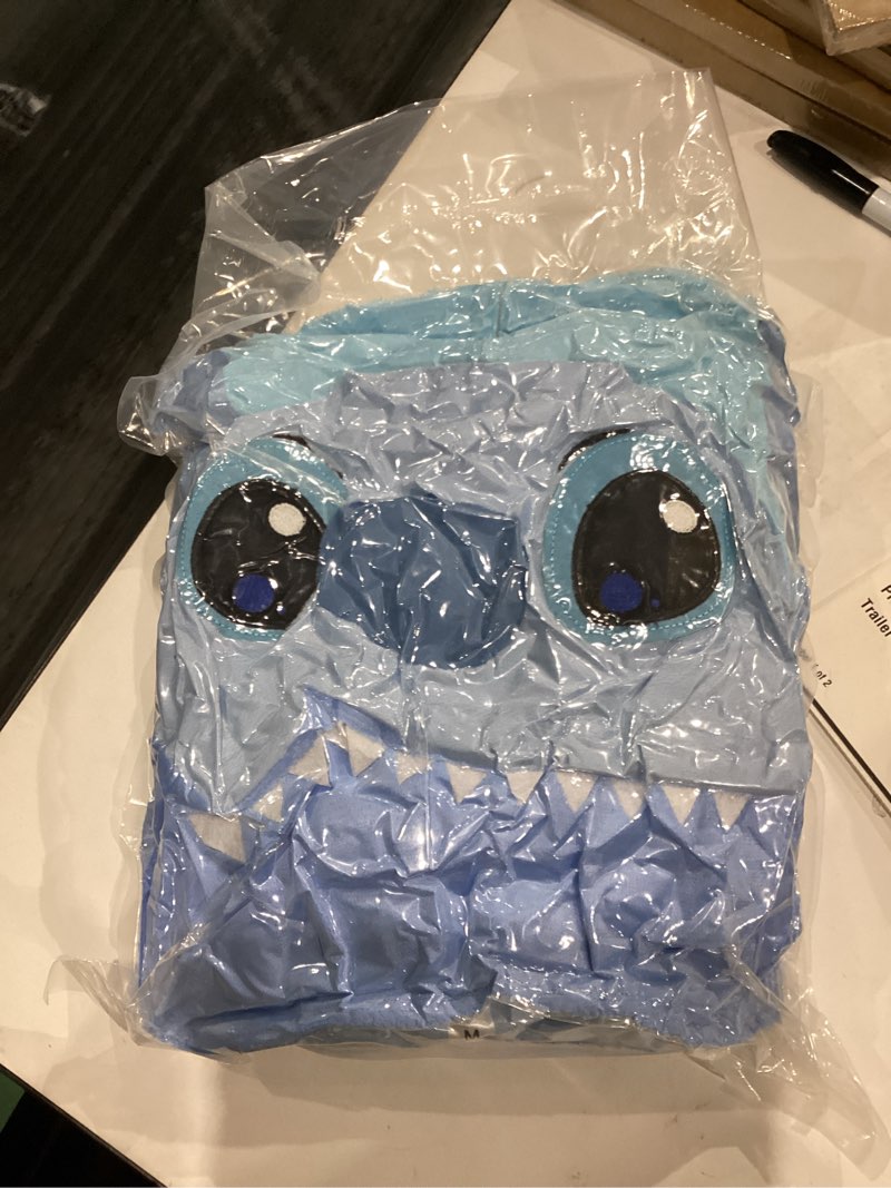 Condition photo showing New/Like New for VEULENT Adult Onesie Pajamas Unisex Animal One-Piece Cartoon Costume Cosplay Homewear Sleepwear Partywear For Men Women Blue Medium