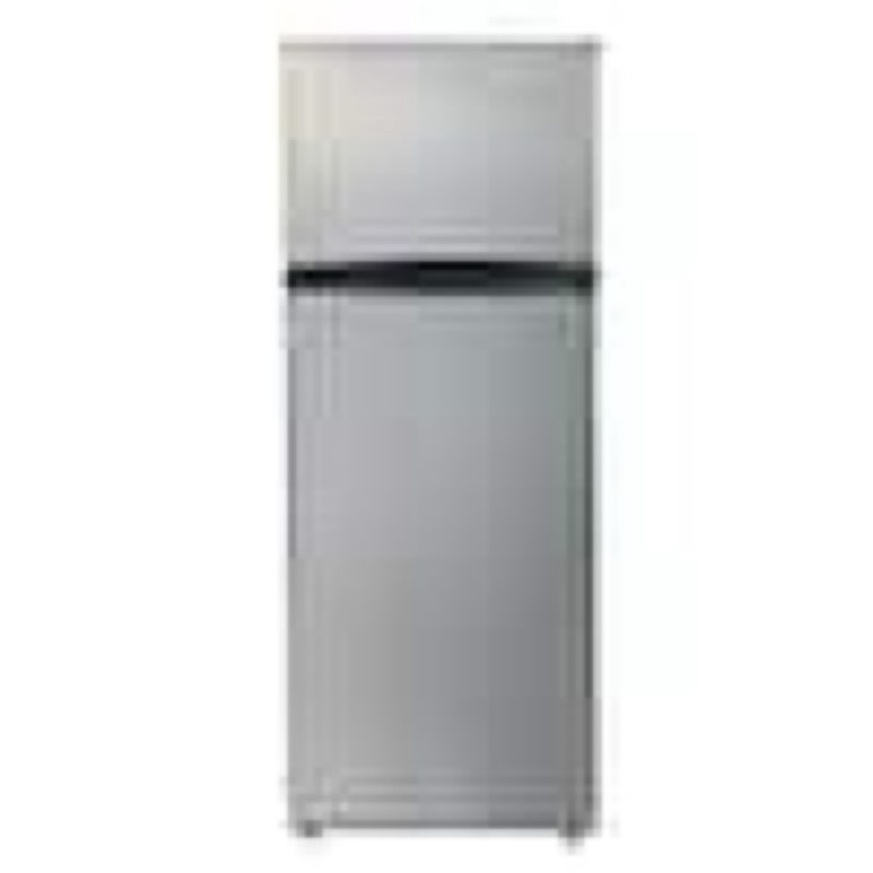 7.5 cu. ft. mini refrigerator with top freezer in stainless look