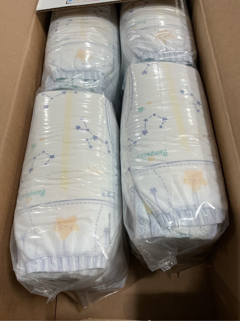 Condition photo showing New/Like New for ((Size 5 ))Pampers ZZZ Overnight Diapers, (27+ lbs), 88 Count, Nighttime Protection Disposable Baby Diaper, Night Time Leak and Skin Protection 