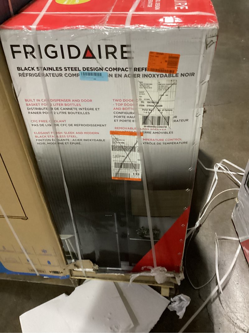 Condition photo showing Good Condition for (Similar to) EUHOMY Mini Fridge with Freezer, 3.2 Cu.Ft Mini Refrigerator fridge, 2 door For Bedroom/Dorm/Office/Apartment - Food Storage or Cooling drinks(Silver).