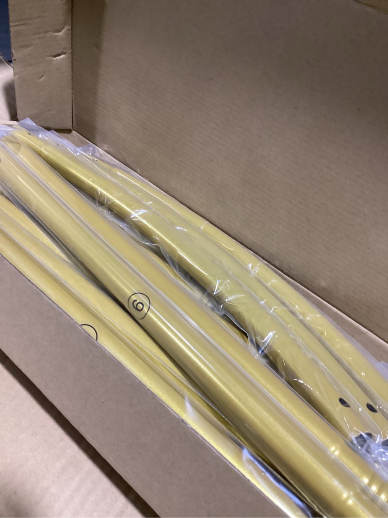 Condition photo showing Good Condition for metal arch backdrop stand, 7.2ft+6ft wedding arch stand, set of 2 backdrop arch stand, metal arch stand for wedding ceremony birthday party baby shower graduation ceremony decoration