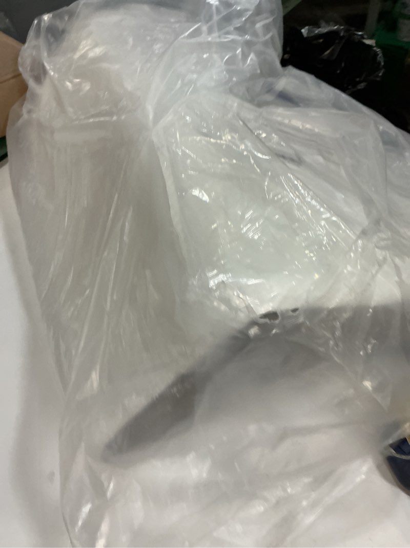 Condition photo showing Good Condition for Bedluxe Knee Pillow for Back Sleeping, Leg Pillow Knee Wedge Pillow, Memory Foam Wedge Pillows for Legs Post Surgery, Triangle Pillow for Knee Support, Leg Elevation, Knees Hip Back Pain Relief, White 23.6*18.9*7.9 Inch White/Grey