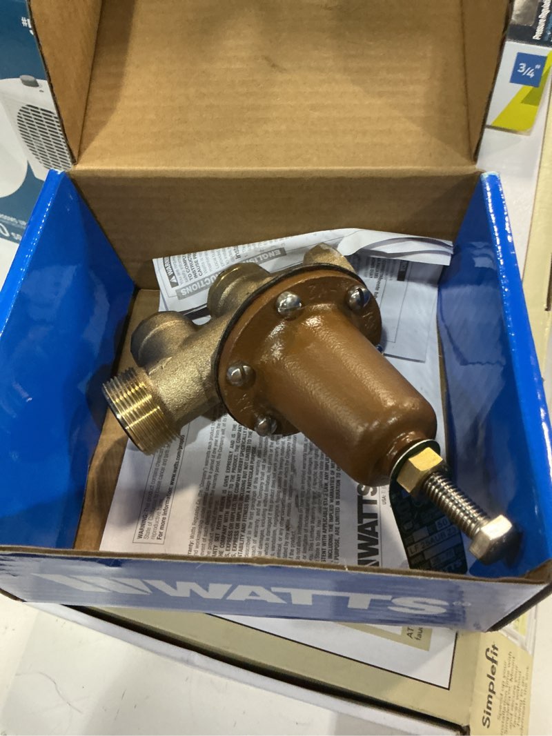 Condition photo showing Good Condition for Watts Pressure Reducing Valve 3/4 " Threaded Bronze