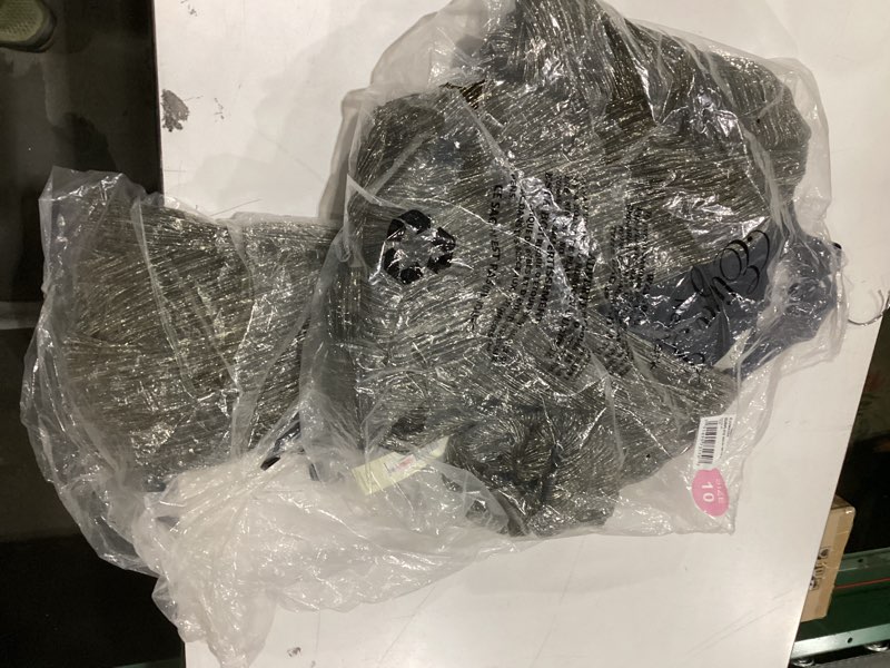 Condition photo showing New/Like New for Eliza J Women's Elbow Sleeve V-Neck Long Dress 10 Gold