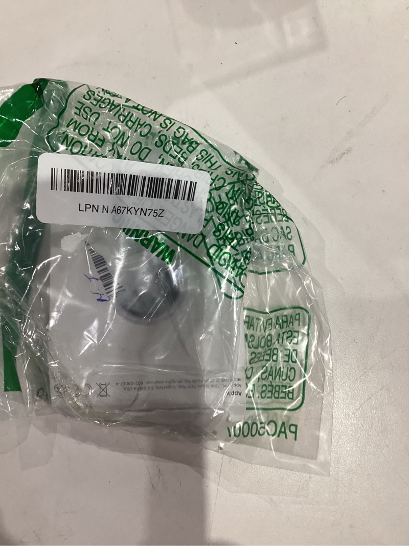 Condition photo showing As Is for Apple AirTag (2nd Generation): Tracker for Keychain, Wallet, and More; Locator with Sound; Simple One-Tap Setup with iPhone or iPad; Key Finder with up to 1.5X Precision Finding Range* 1 Pack