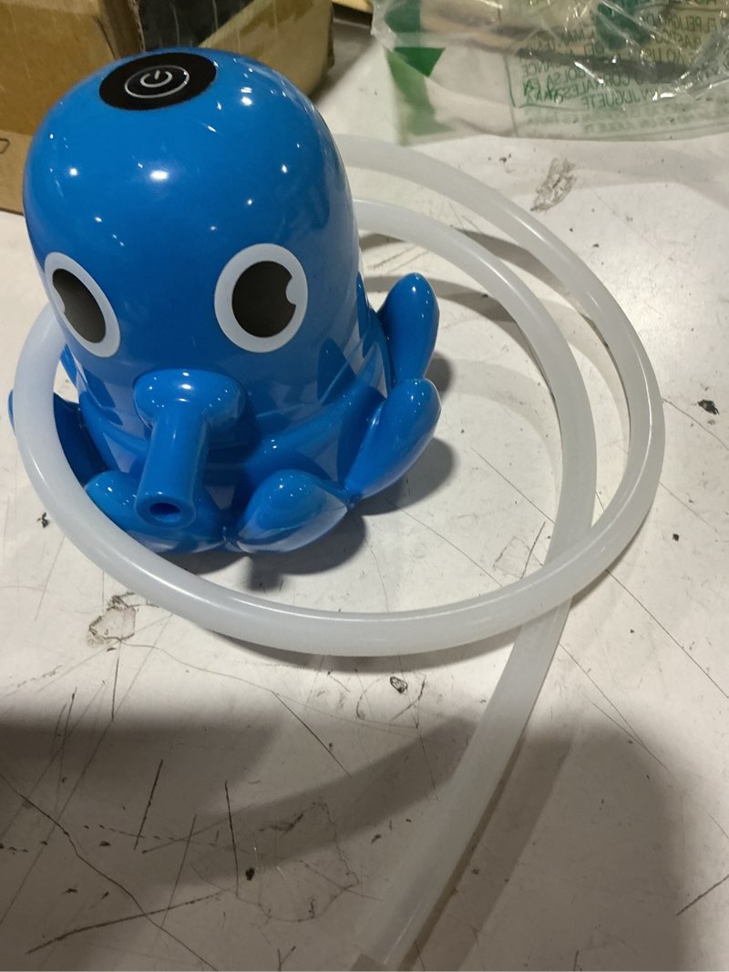 Condition photo showing Good Condition for water table pump, magnetic no-drill rechargeable battery powered continuous flow water pump, fits water tables & step 2, cordless pump toys, outdoor water play accessories for kids & toddlers, blue