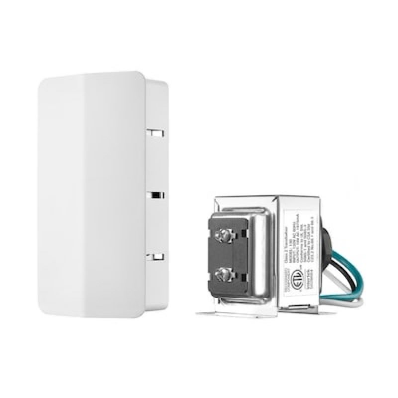 utilitech white wired doorbell doorbell kit