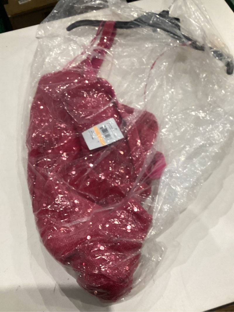 MORGAN AND CO. Juniors' Sleeveless V-Neck Mini Sequin Sheath Dress - Cocktail Party Evening Style Ho