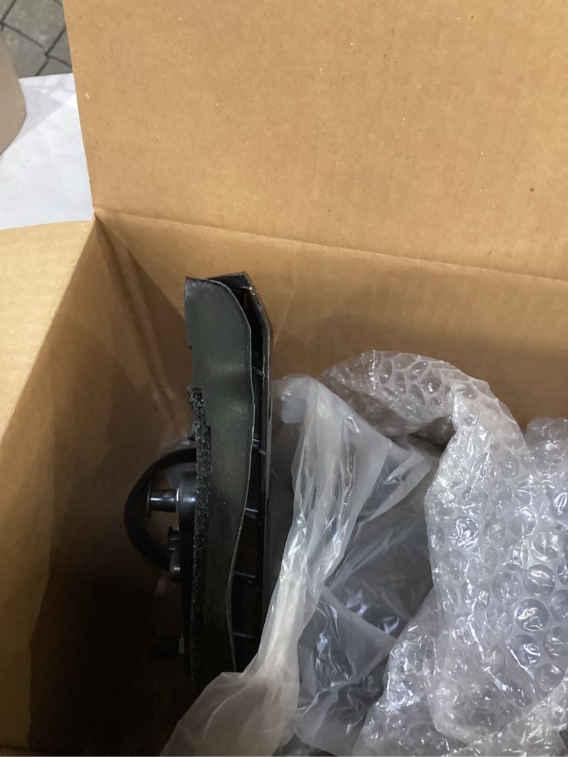 Condition photo showing Good Condition for trq driver side power heated mirror smooth black manual fold compatible with 2017 nissan pathfinder 